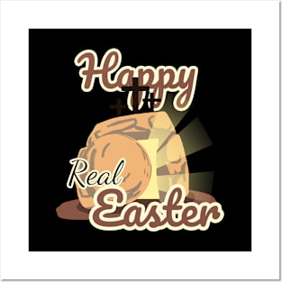 Happy Real Easter Day Posters and Art